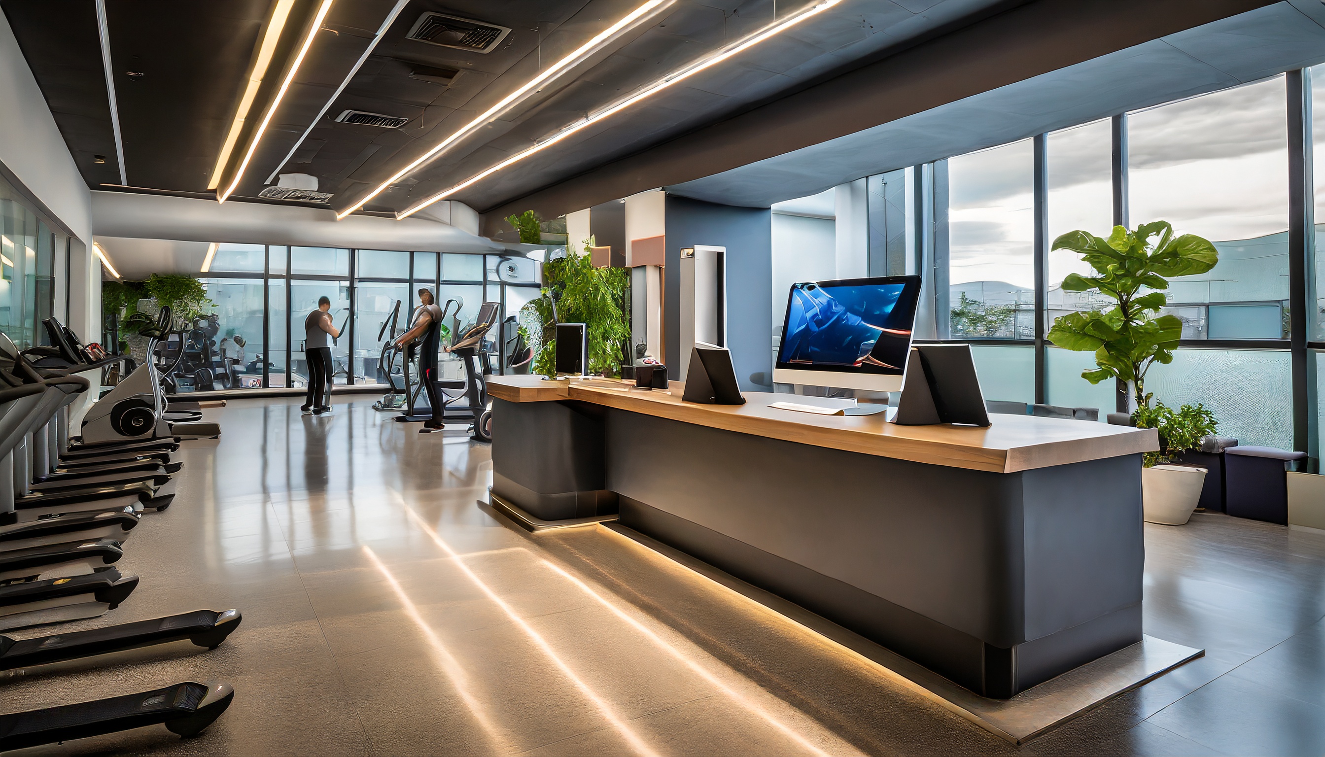 Firefly_A_smart_fitness_studio_reception_desk_with_an_imac_on_it__staff_and_members_79093.jpg